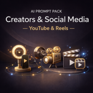 AI Prompt Pack – Creators & Social Media – YouTube & Reels