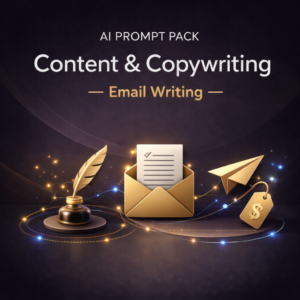 AI Prompt Pack – Content & Copywriting – Email Writing